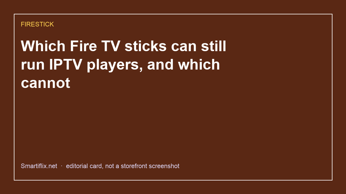 Firestick IPTV setup check